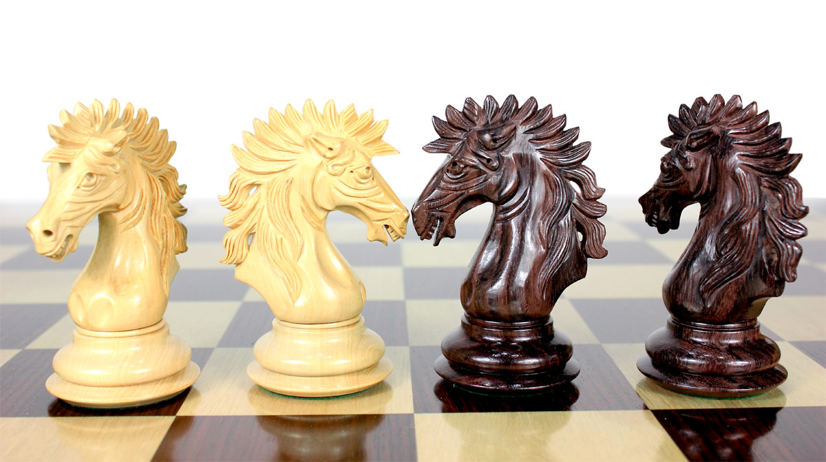 Encore Staunton high quality hand crafted Knights by master craftsmen.